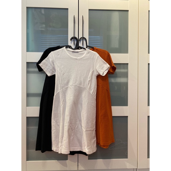 ZARA TSHIRT DRESS (black, white, orange) - Picture 4 of 5